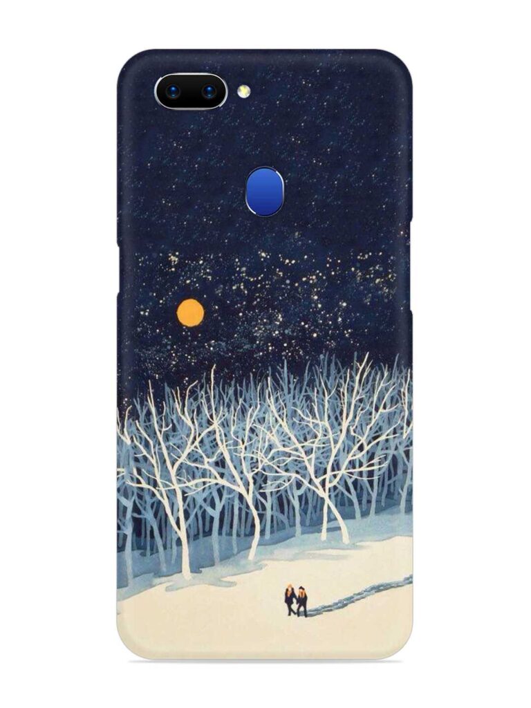 Full Moon Snowshoe Tour Snap Case for Oppo A5 (2018) Zapvi