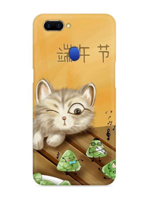 Cat Scorpion Dancing Snap Case for Oppo A5 (2018) Zapvi