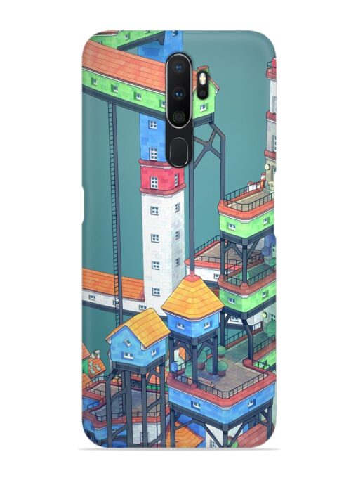 Building Sets Snap Case for Oppo A5 (2020) Zapvi