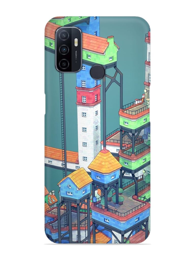 Building Sets Snap Case for Oppo A53 Zapvi
