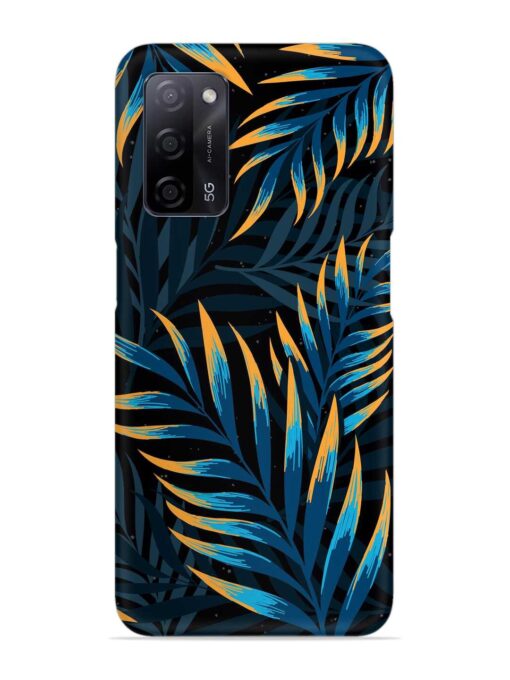 Abstract Leaf Art Snap Case for Oppo A53S (5G) Zapvi
