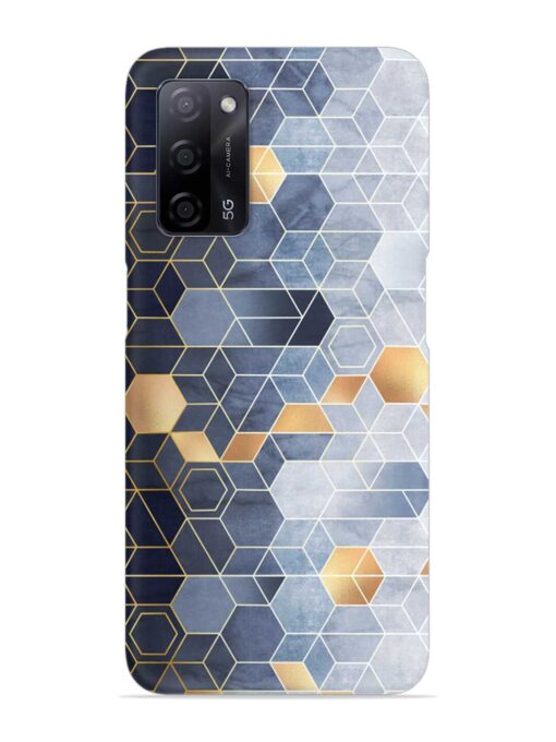 Geometric Abstraction Hexagons Snap Case for Oppo A53S (5G) Zapvi
