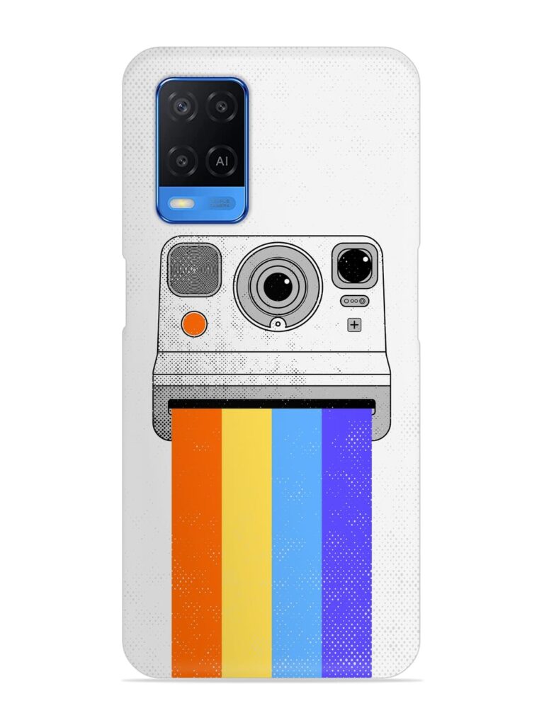 Retro Camera Art Snap Case for Oppo A54 Zapvi
