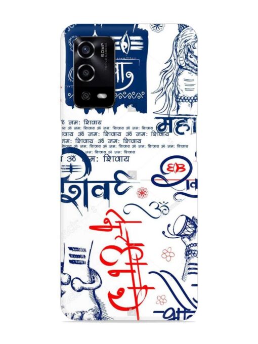Shiv Bhole Snap Case for Oppo A55 Zapvi