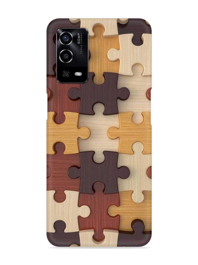 Puzzle Pieces Snap Case for Oppo A55 Zapvi