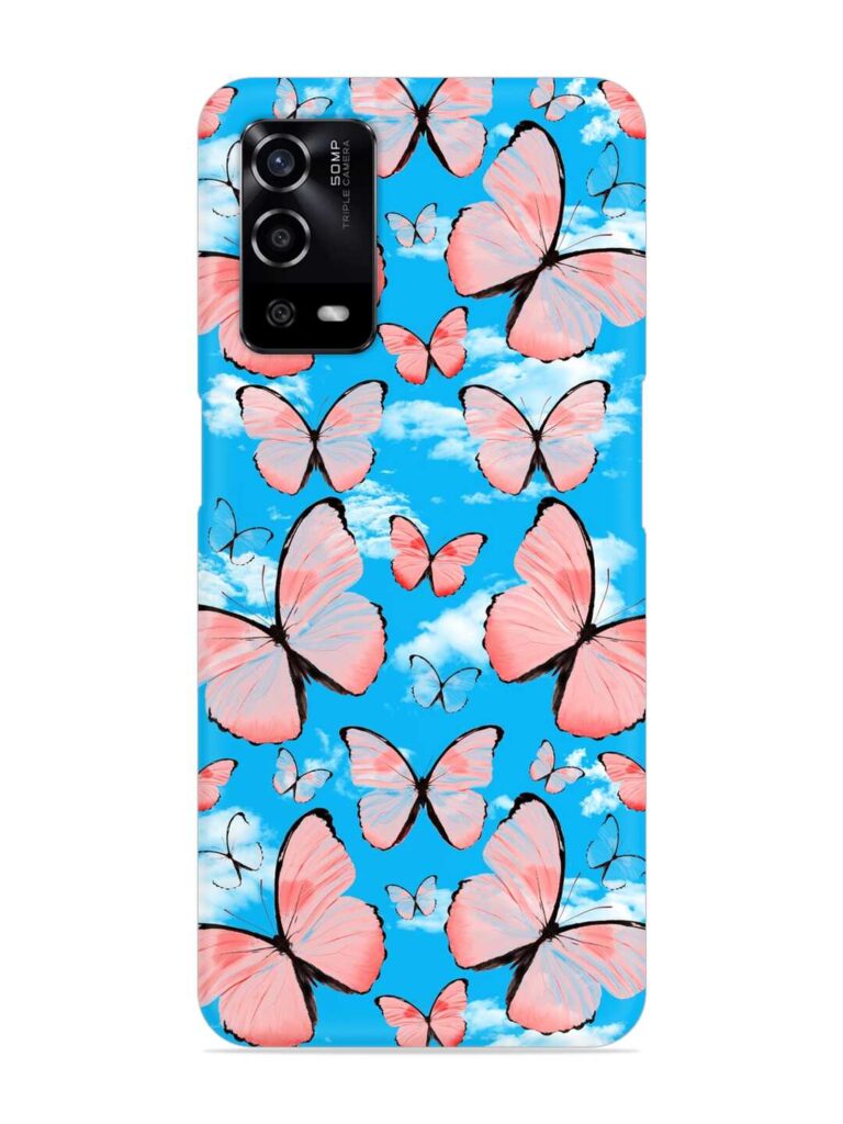 Seamless Pattern Tropical Snap Case for Oppo A55 Zapvi