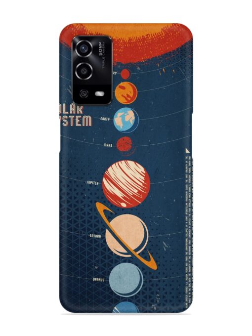 Solar System Vector Snap Case for Oppo A55 Zapvi