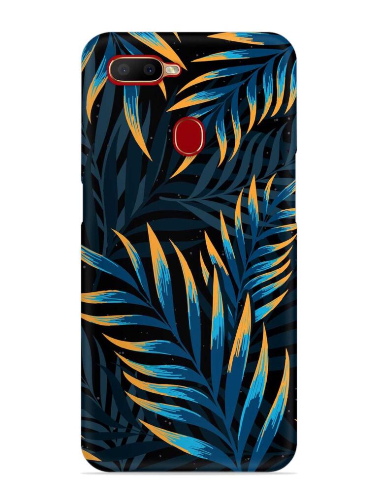 Abstract Leaf Art Snap Case for Oppo A5s Zapvi