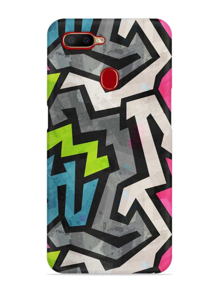 Spray Paint Snap Case for Oppo A7 Zapvi