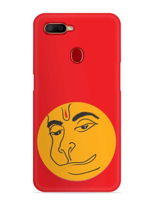 Lord Hanuman Vector Snap Case for Oppo A7 Zapvi