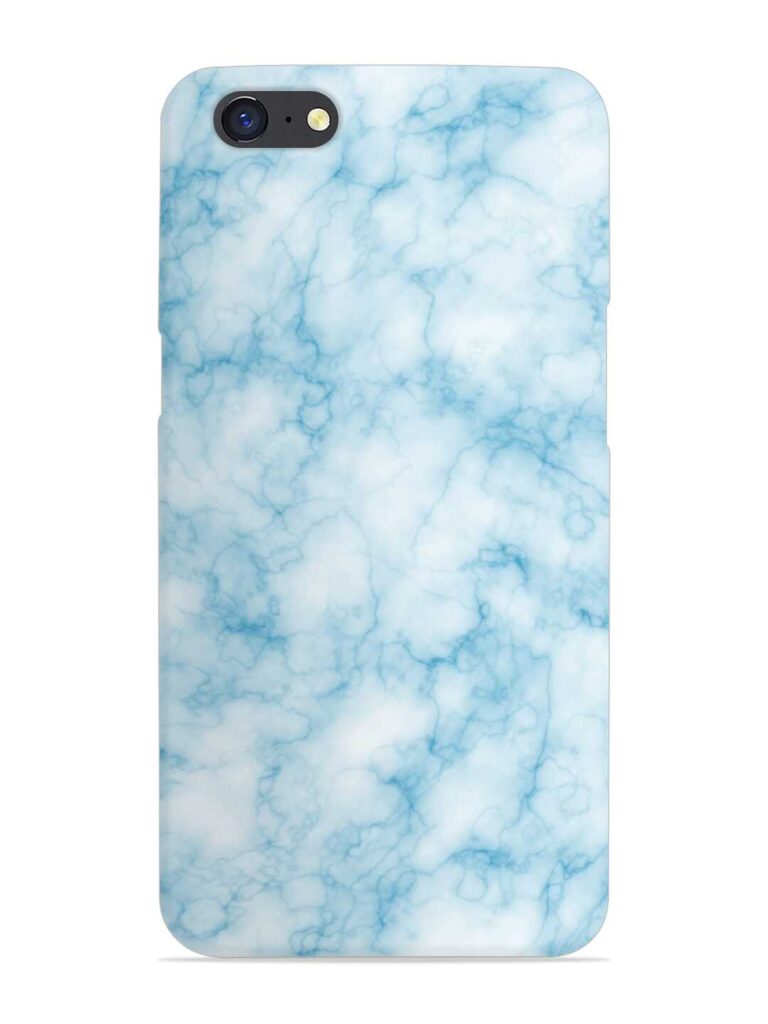 Blue White Natural Marble Snap Case for Oppo A71 Zapvi