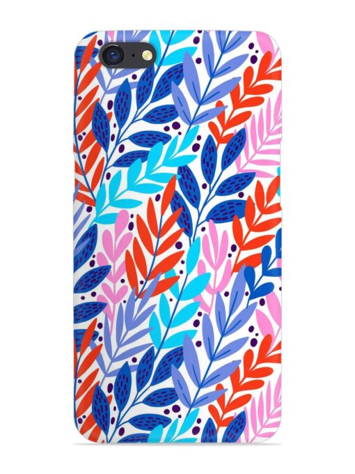 Bright Floral Tropical Snap Case for Oppo A71 Zapvi