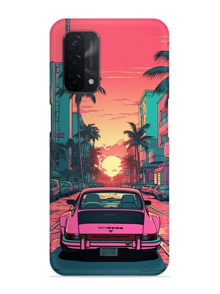 Car At Viewpoint Snap Case for Oppo A74 (5G) Zapvi