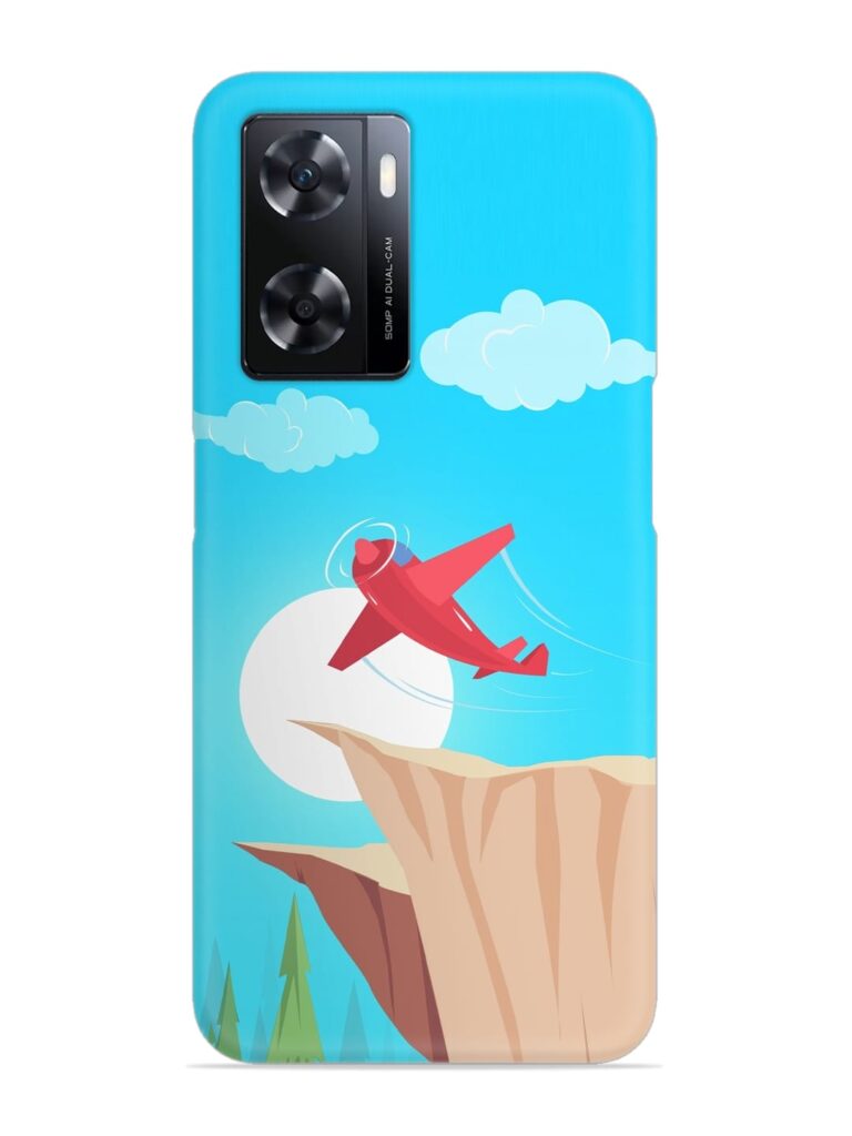 Small Planes In Flight Snap Case for Oppo A77 Zapvi