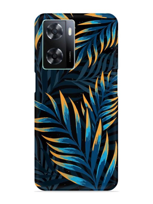 Abstract Leaf Art Snap Case for Oppo A77s Zapvi