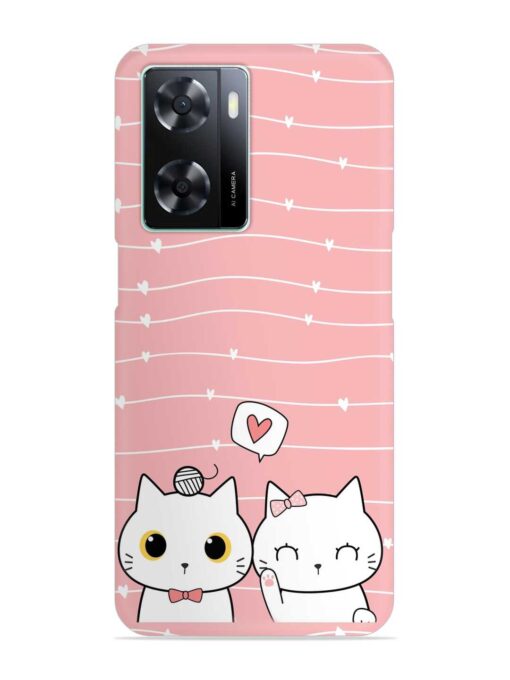 Cute Adorable Little Snap Case for Oppo A77s Zapvi