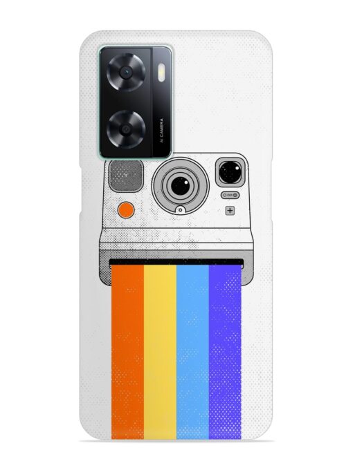 Retro Camera Art Snap Case for Oppo A77s Zapvi