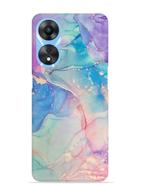 Alcohol Ink Colors Snap Case for Oppo A78 (5G) Zapvi