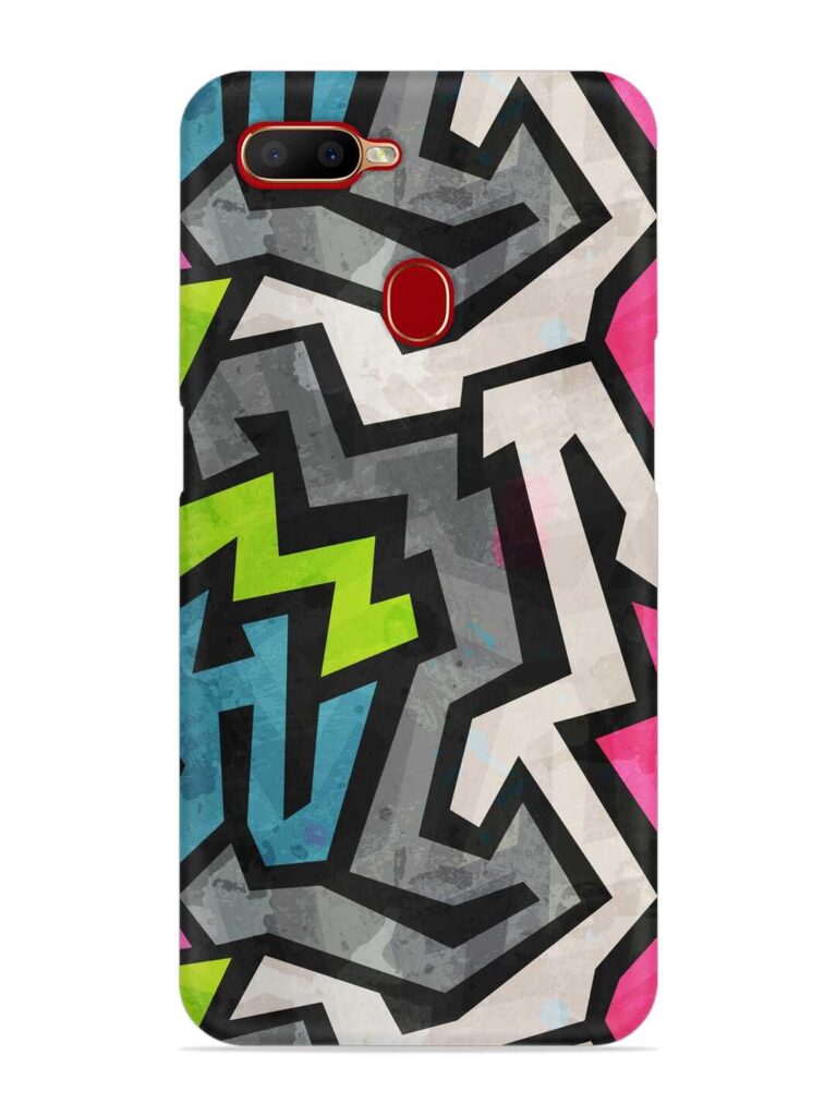 Spray Paint Snap Case for Oppo A7x Zapvi
