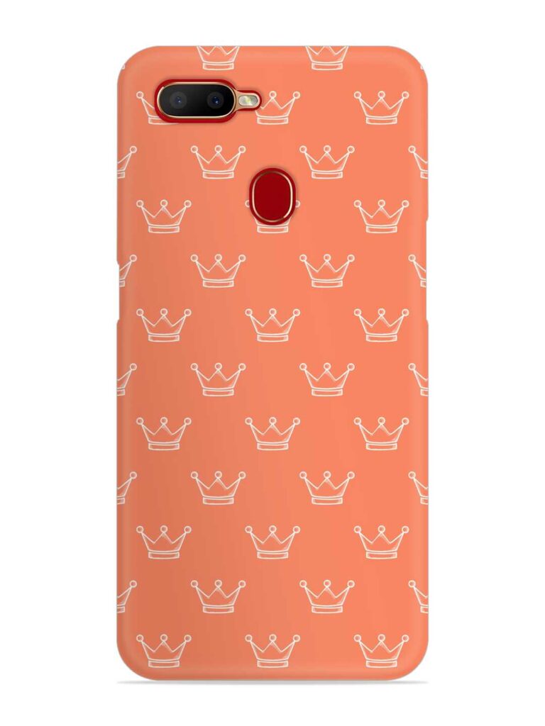 Hand Drawn Crown Snap Case for Oppo A7x Zapvi