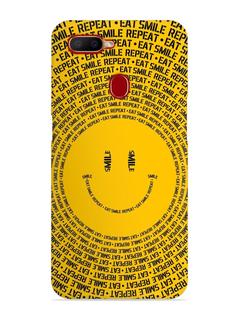 Smiley Snap Case for Oppo A7x Zapvi