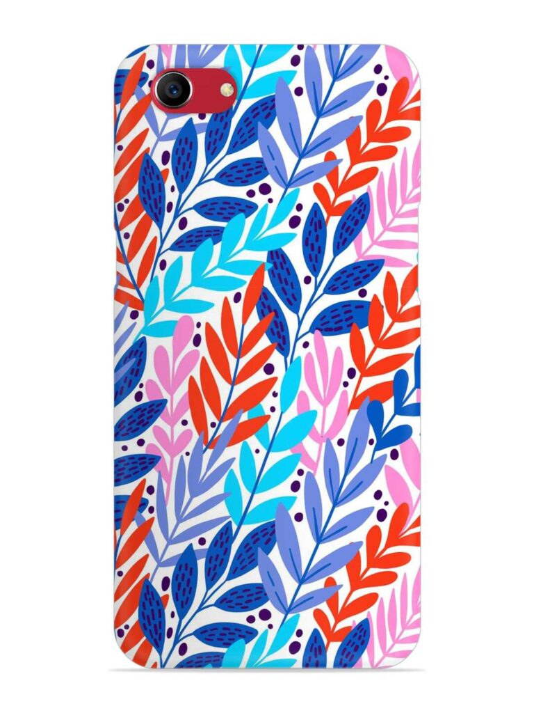 Bright Floral Tropical Snap Case for Oppo A83 Zapvi