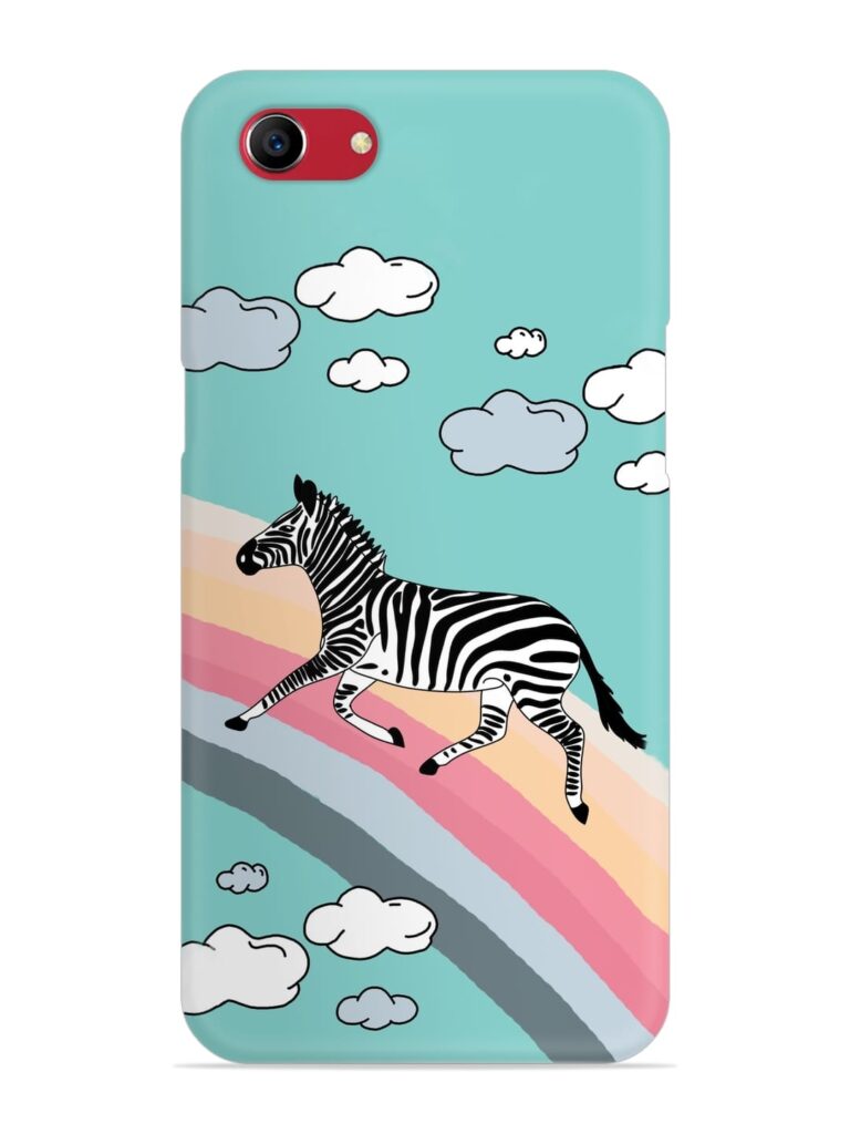 Running Zebra Snap Case for Oppo A83 Zapvi