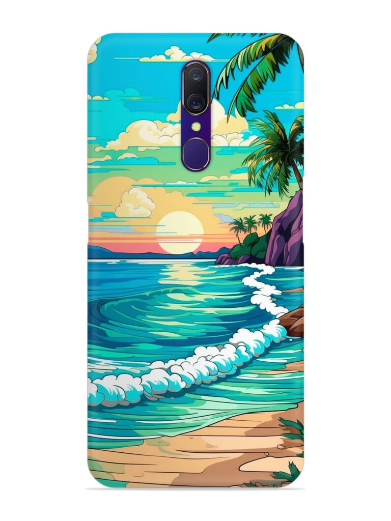 Beatiful Beach View Snap Case for Oppo A9 Zapvi