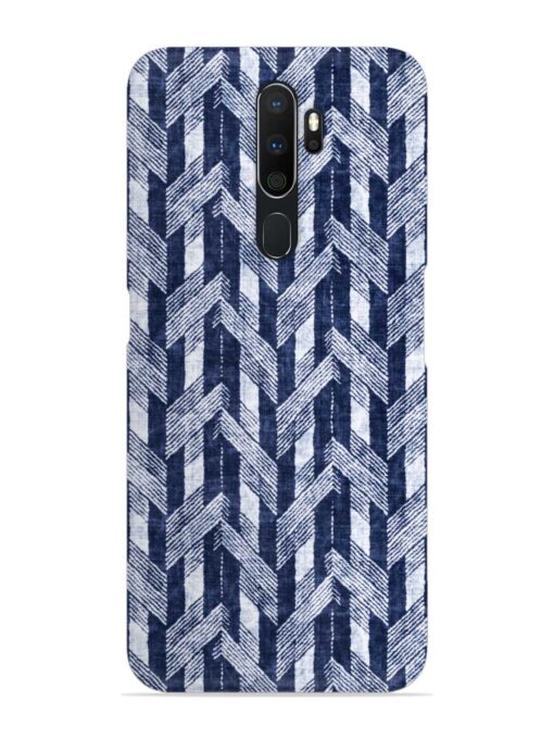 Abstract Herringbone Motif Snap Case for Oppo A9 (2020) Zapvi