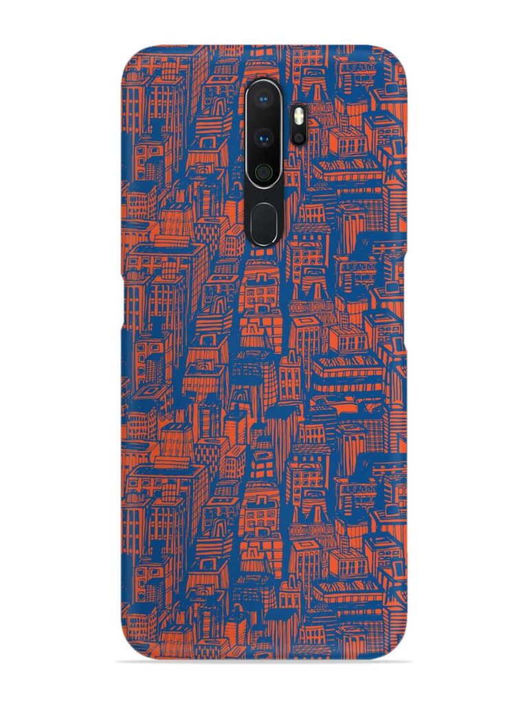 Hand Drawn Seamless Snap Case for Oppo A9 (2020) Zapvi