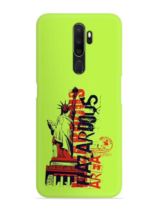 English Green Area Snap Case for Oppo A9 (2020) Zapvi