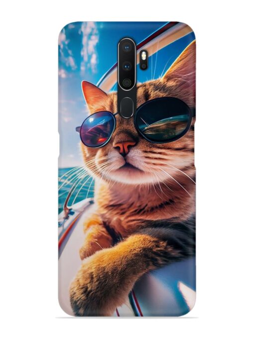 Cat In Style Snap Case for Oppo A9 (2020) Zapvi