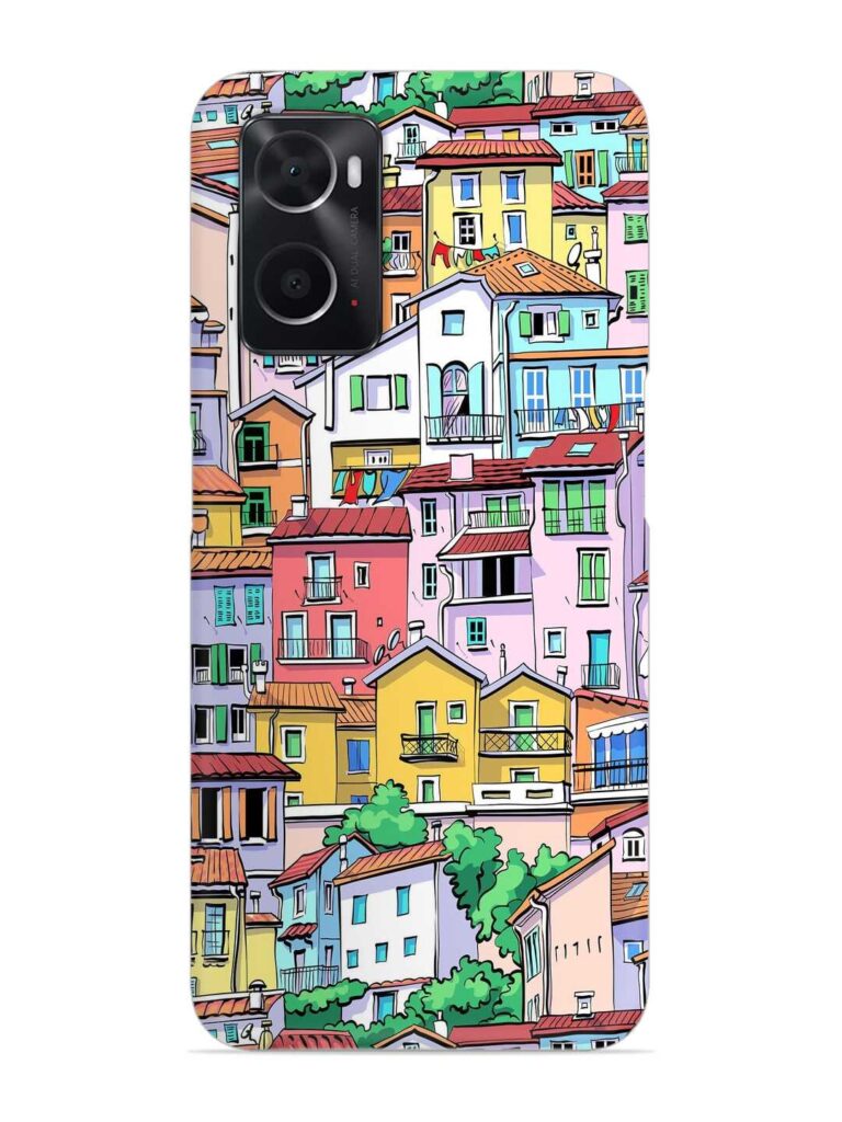 Europe Old Town Snap Case for Oppo A96 Zapvi
