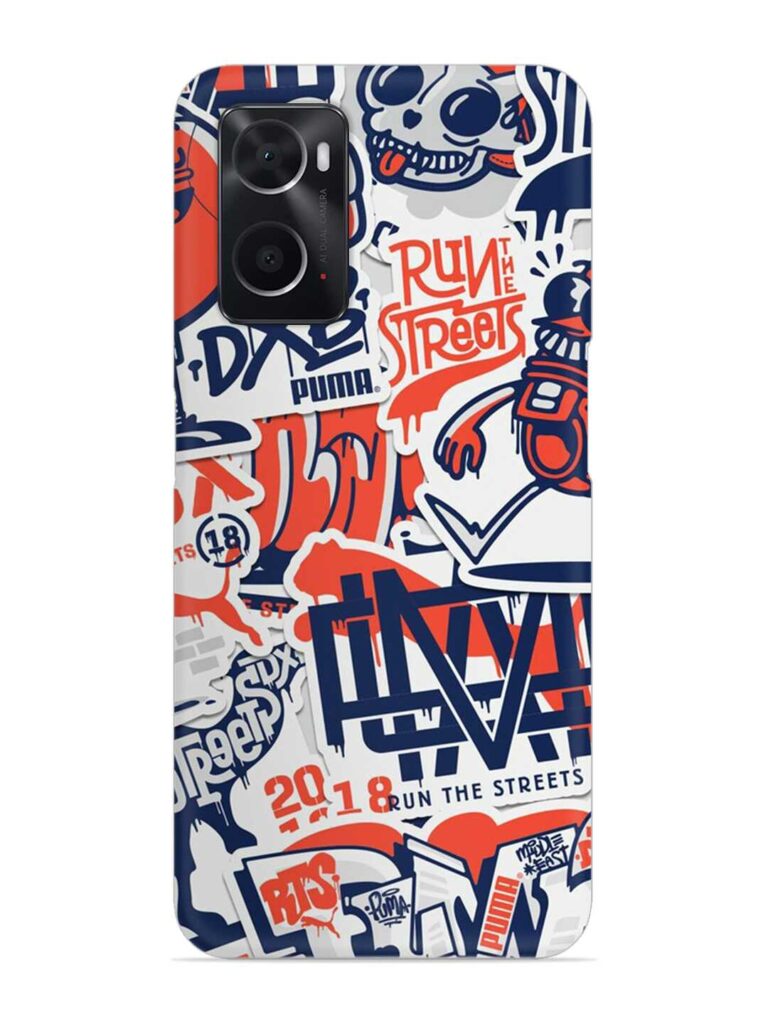 Run The Street Snap Case for Oppo A96 Zapvi
