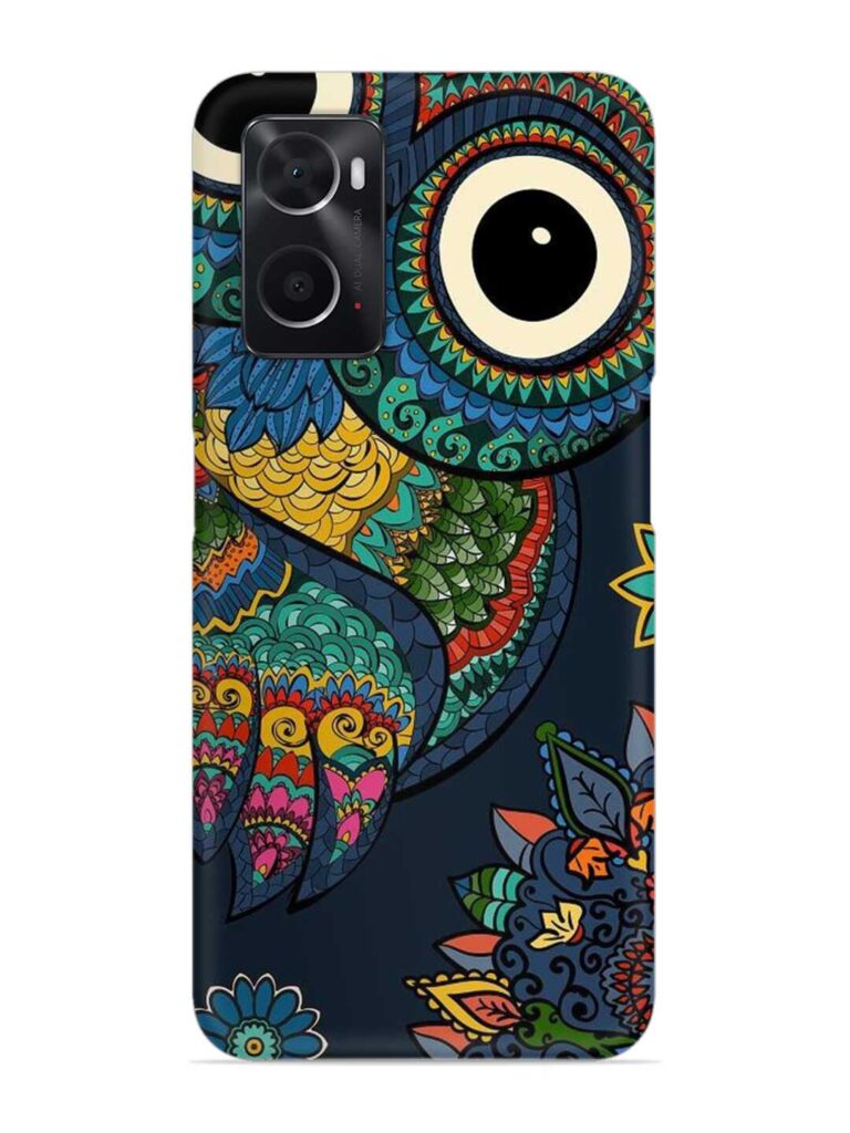 Owl Vector Art Snap Case for Oppo A96 Zapvi