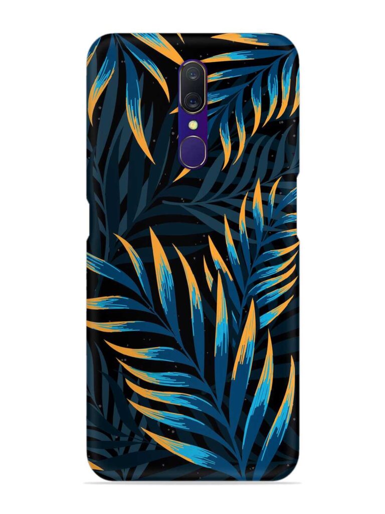 Abstract Leaf Art Snap Case for Oppo F11 Zapvi
