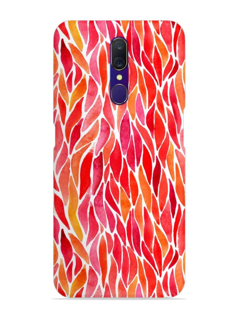 Watercolor Abstract Colorful Snap Case for Oppo F11 Zapvi