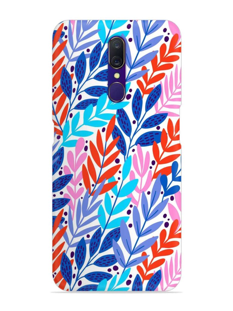 Bright Floral Tropical Snap Case for Oppo F11 Zapvi