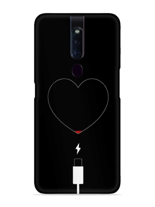 Heart Pumps Blood Charger Snap Case for Oppo F11 Pro Zapvi