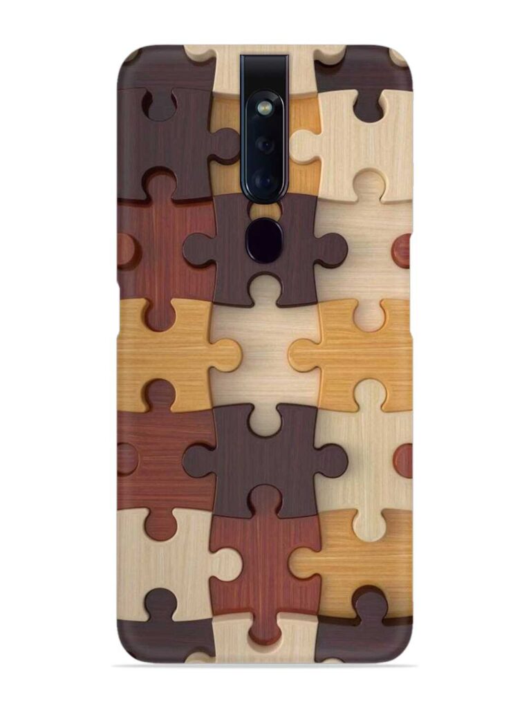 Puzzle Pieces Snap Case for Oppo F11 Pro Zapvi