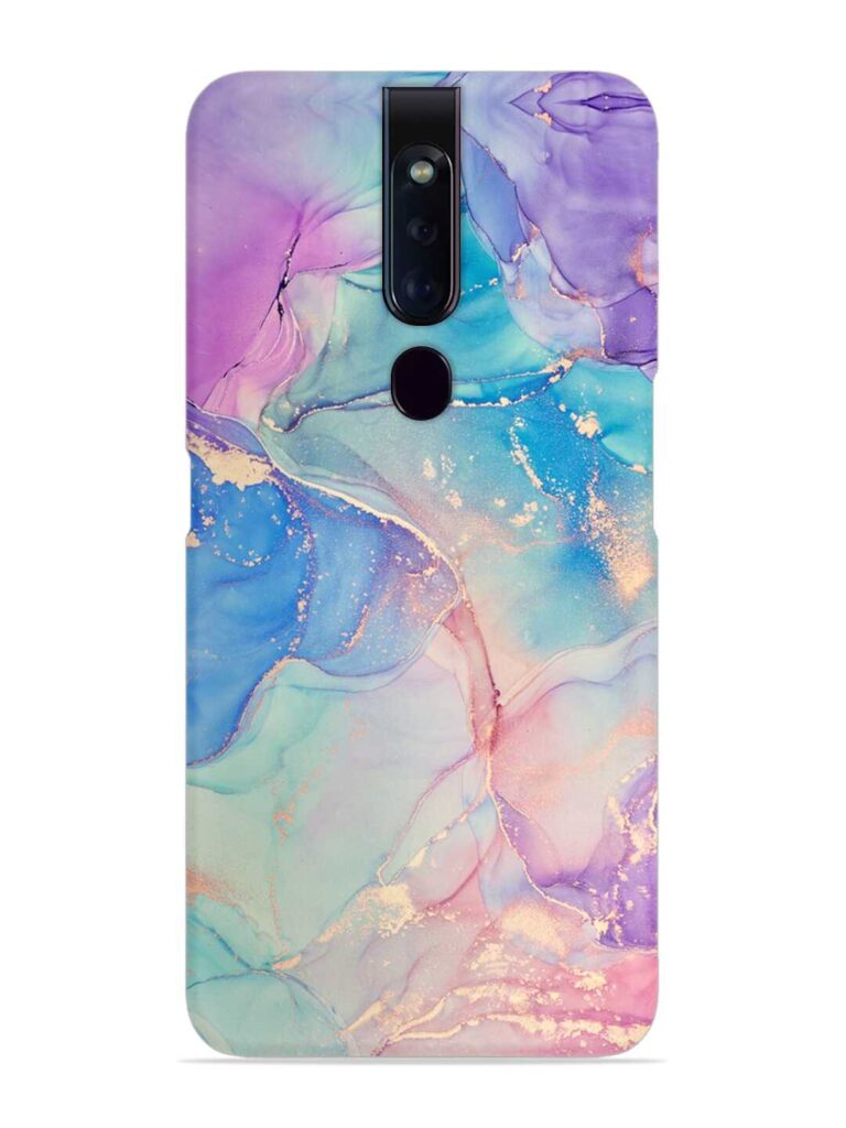 Alcohol Ink Colors Snap Case for Oppo F11 Pro Zapvi