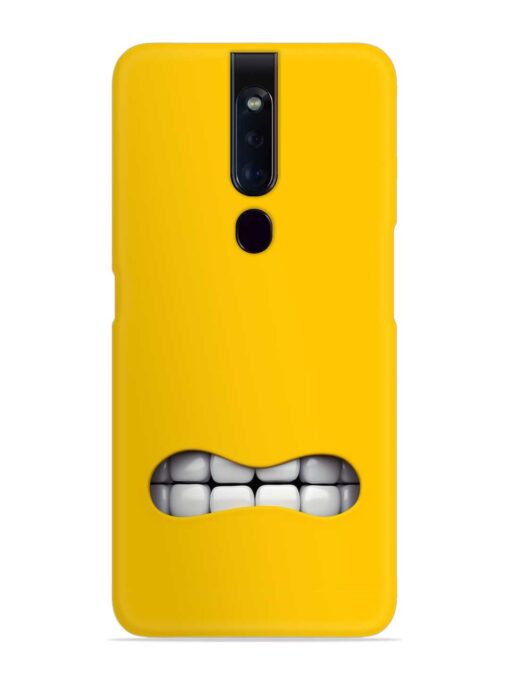 Mouth Character On Snap Case for Oppo F11 Pro Zapvi