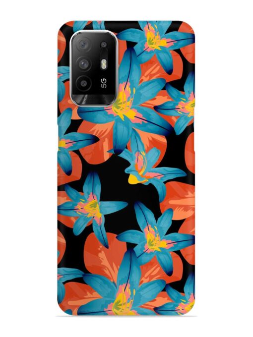 Philippine Flowers Seamless Snap Case for Oppo F19 Pro Plus Zapvi