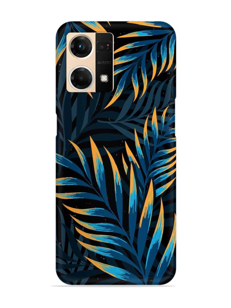 Abstract Leaf Art Snap Case for Oppo F21s Pro (4G) Zapvi