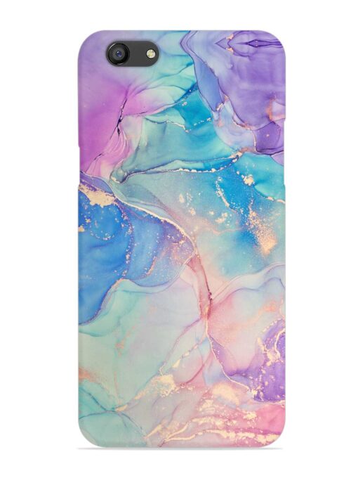 Alcohol Ink Colors Snap Case for Oppo F3 Zapvi