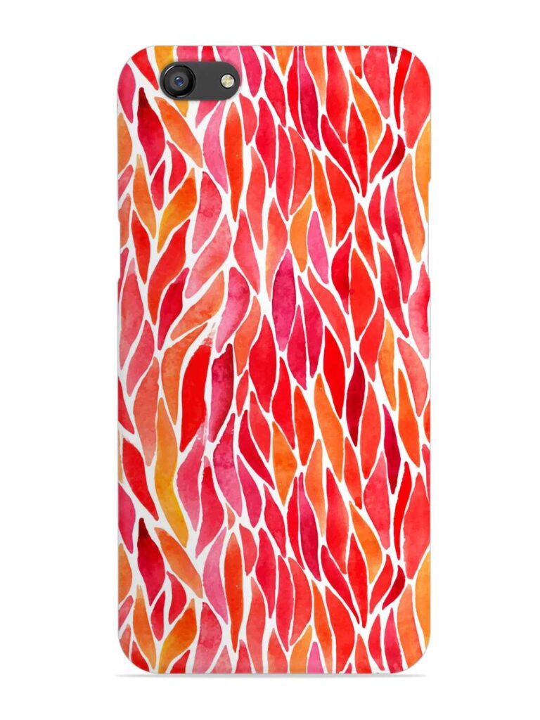 Watercolor Abstract Colorful Snap Case for Oppo F3 Zapvi