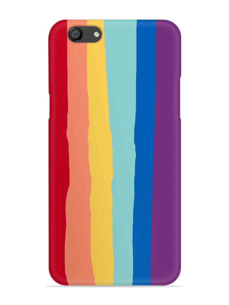 Rainbow Genuine Liquid Snap Case for Oppo F3 Plus Zapvi