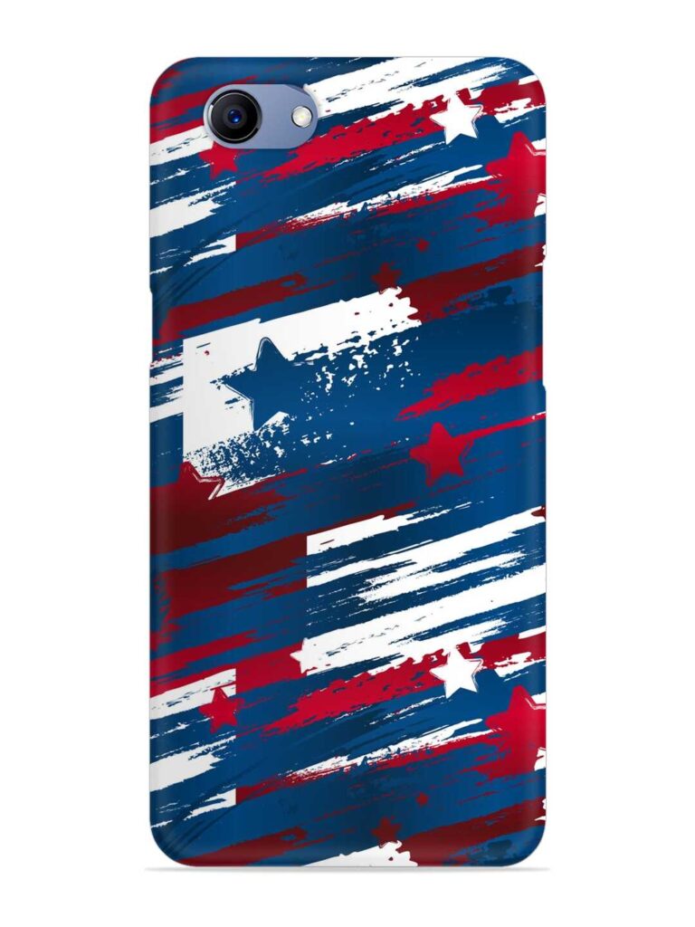 Abstract Seamless Usa Snap Case for Oppo F7 Youth Zapvi