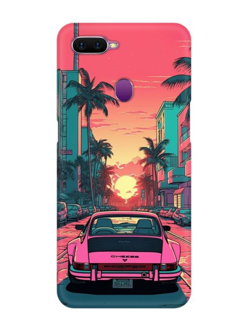 Car At Viewpoint Snap Case for Oppo F9 Zapvi