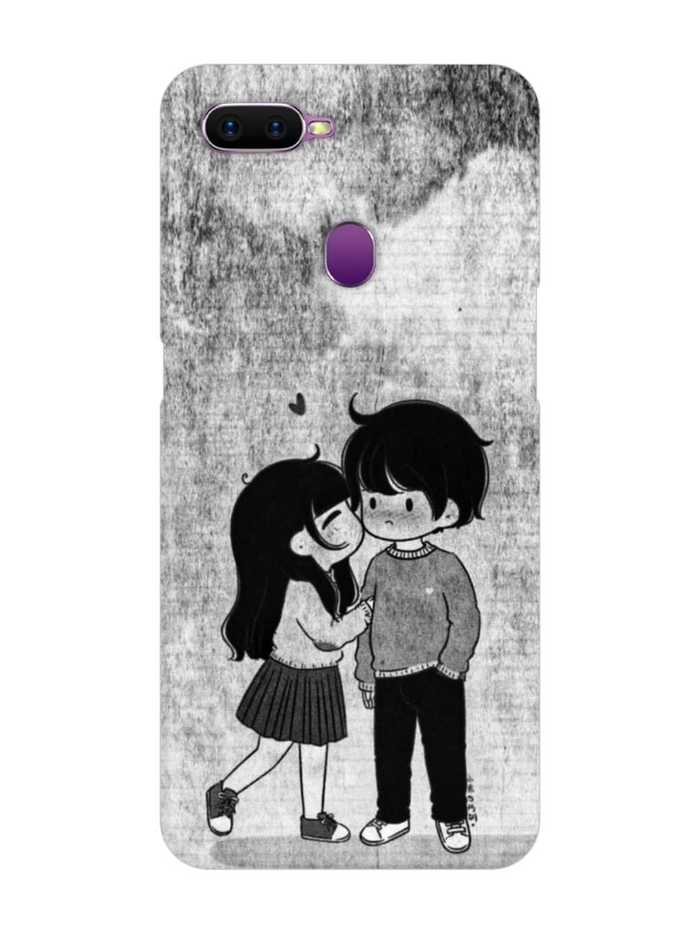 Couple Love Highlights Snap Case for Oppo F9 Zapvi